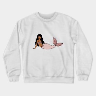 Afro Mermaid, African, Black Girl Magic Crewneck Sweatshirt